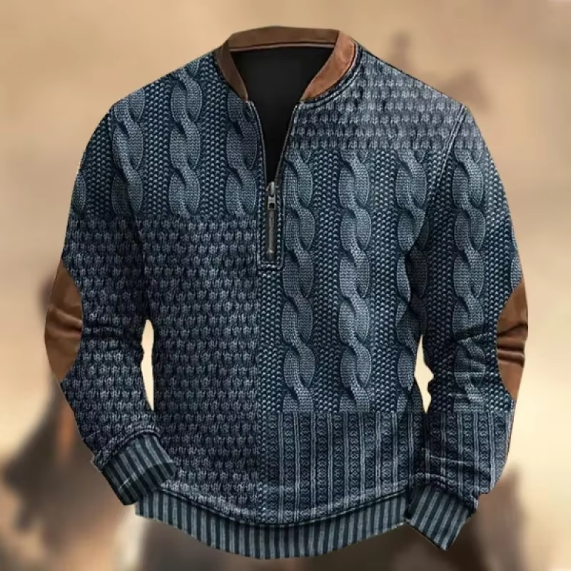 2025 Men's Lightweight 3D Print Zipper Hoodie Long Sleeve Casual Summer Jacket