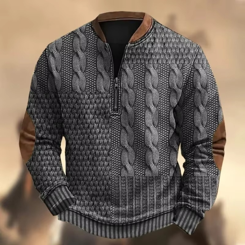 2025 Men's Lightweight 3D Print Zipper Hoodie Long Sleeve Casual Summer Jacket