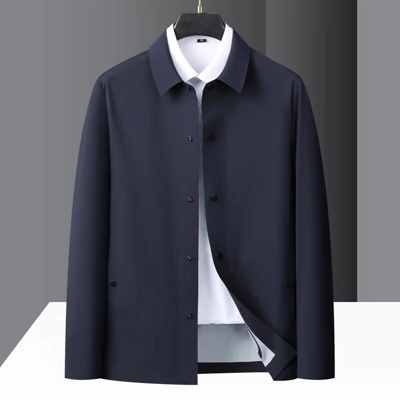 Men's Seamless Business Casual Jacket for Spring and Summer