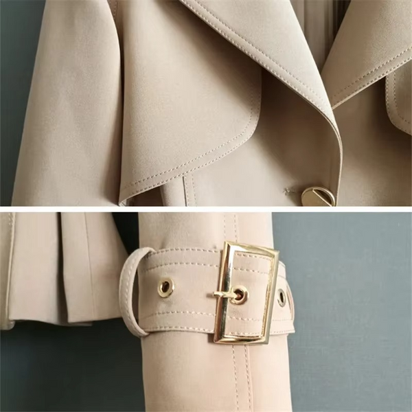 Women's Classic Short Trench Coat