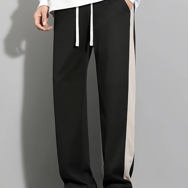Men's Two Tone Athletic Jogger Pants for Casual Comfort and Daily Versatility