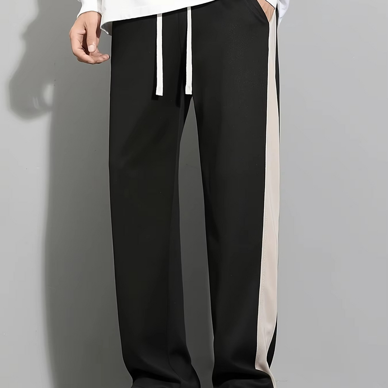 Men's Two Tone Athletic Jogger Pants for Casual Comfort and Daily Versatility