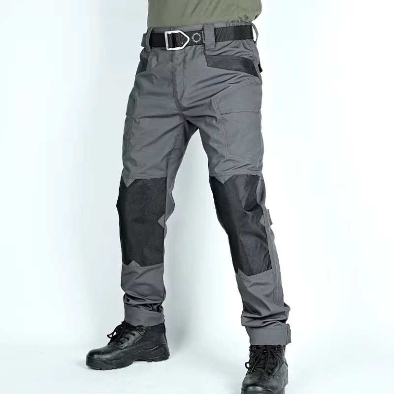 Men's Tactical Outdoor Cargo Pants - Waterproof, Multi-Pocket, Wear-Resistant Training Trousers