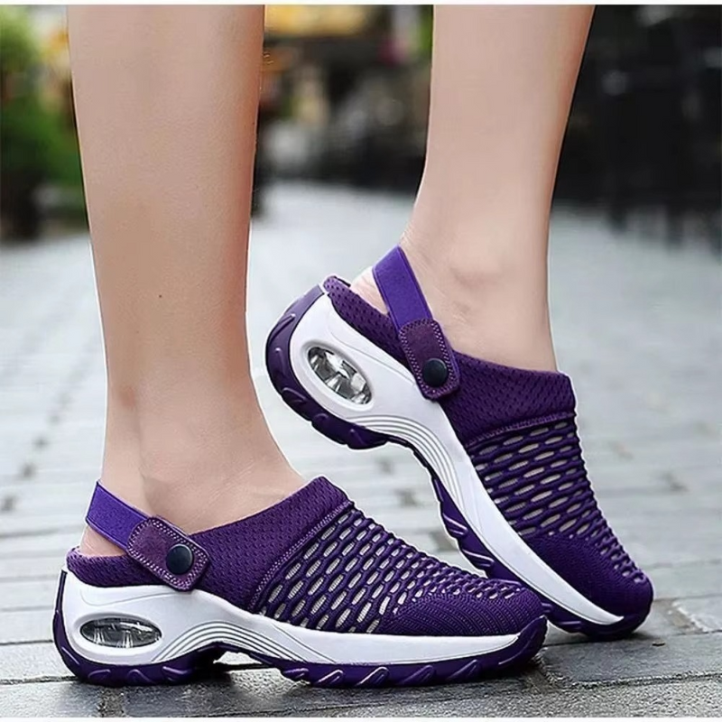 Women's Mesh Orthopedic Clogs with Arch Support – Breathable Walking and Beach Sandals, US Sizes 5–11