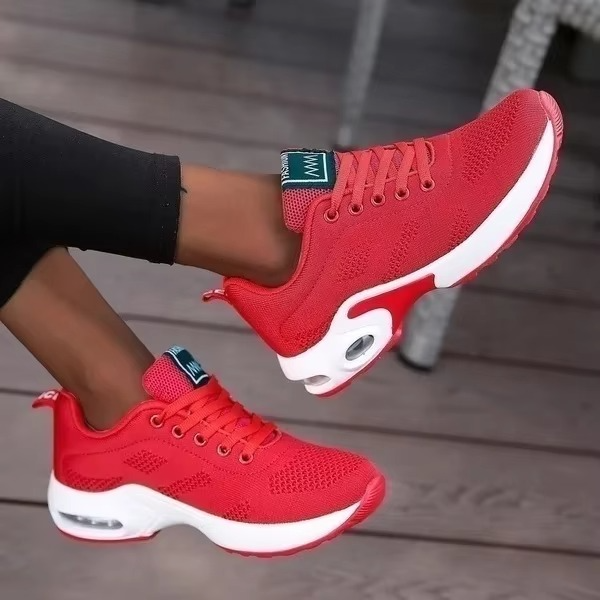 Women’s Platform Mesh Sneakers – Breathable Chunky Running & Casual Shoes