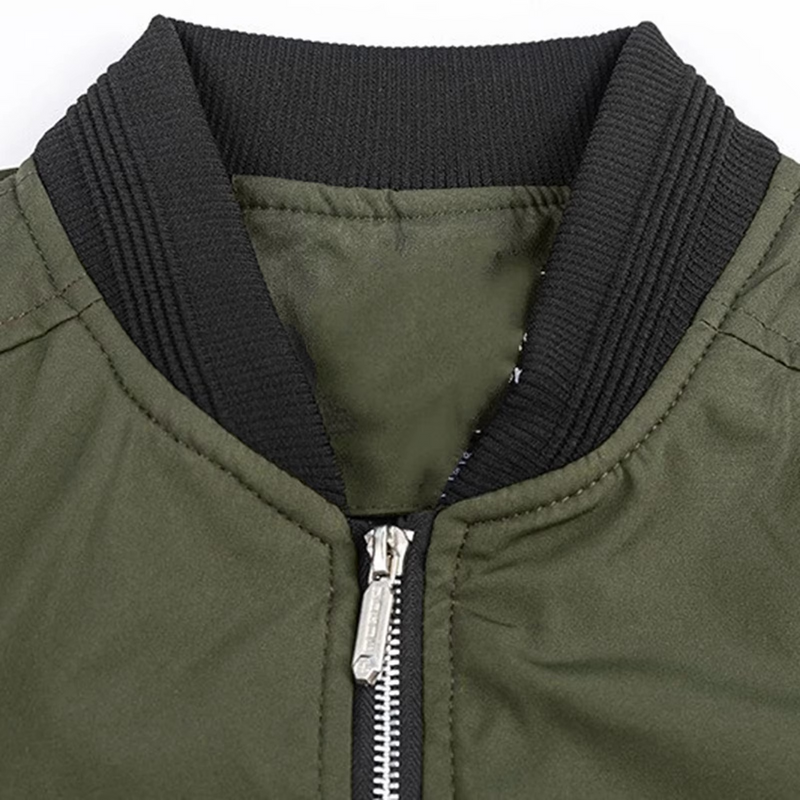 Women's Outdoor Mock Neck Bomber Jacket Zip Up Casual Hiking Coat for Spring and Fall