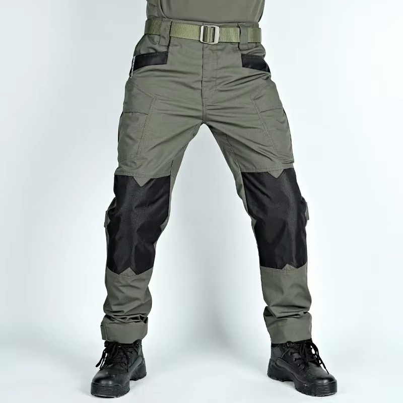 Men's Tactical Outdoor Cargo Pants - Waterproof, Multi-Pocket, Wear-Resistant Training Trousers
