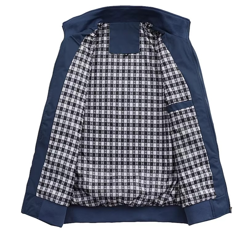 Men's Slim Fit Bomber Jacket, Lightweight Casual Baseball Overcoat, Sizes M–8XL