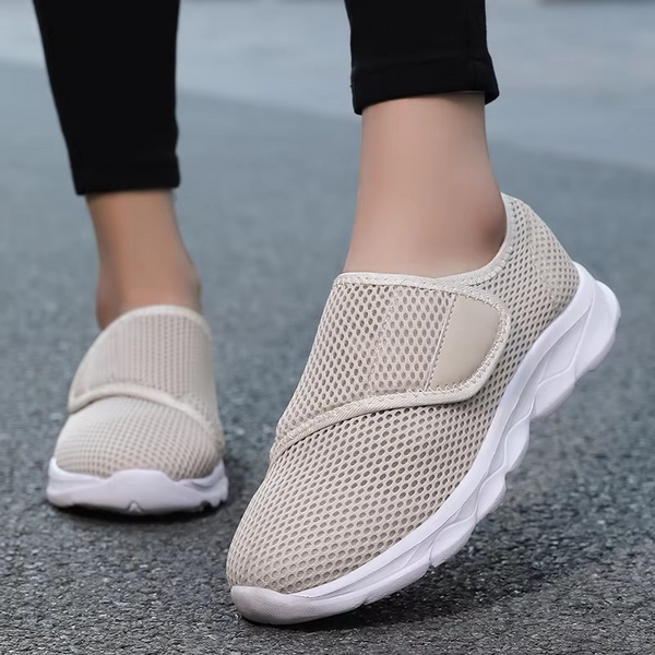 Orthopedic Casual Walking Shoes for Wide Feet and Swelling – Soft, Adjustable, Diabetic-Friendly Comfort