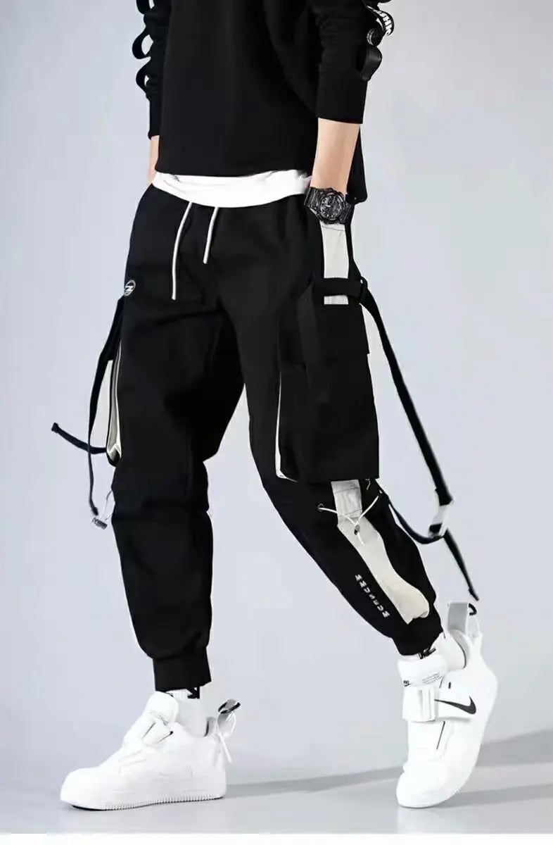 Marcus – Men's Trendy Hip Hop Wide-Leg Workwear Pants