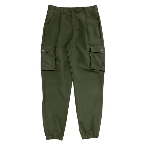 Men's Multi Pocket Cargo Jogger Pants for Outdoor Workouts and Everyday Wear