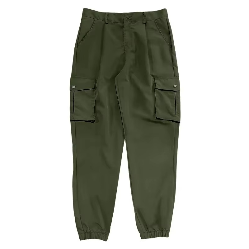 Men's Multi Pocket Cargo Jogger Pants for Outdoor Workouts and Everyday Wear