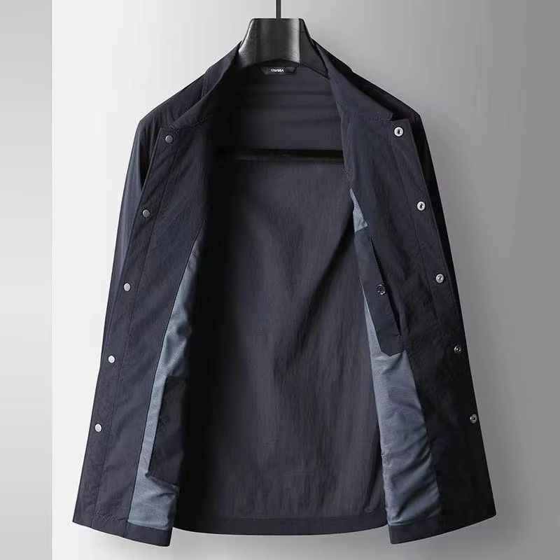 2025 Spring and Autumn Men's Business Casual Anti Wrinkle Jacket