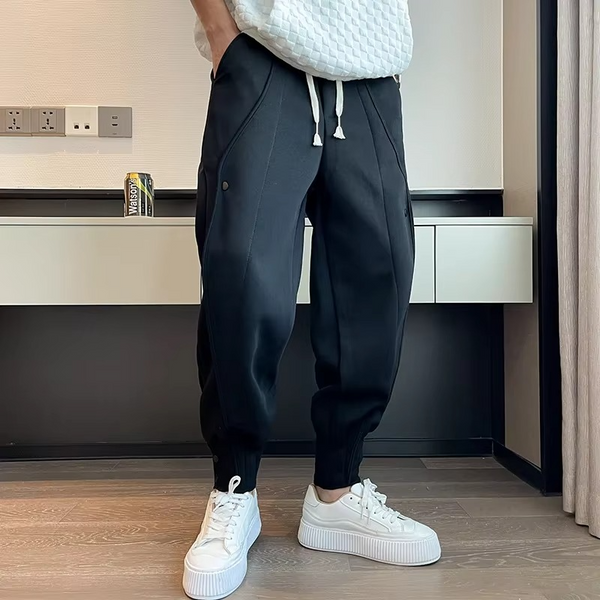 Men's Wide Leg Jogger Pants – Casual Korean Style Sweatpants for Fitness and Everyday Wear