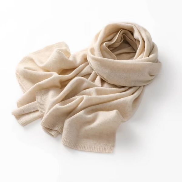 100 Percent Cashmere Scarf for Women and Men, Soft Luxury Winter Wrap, Warm Lightweight Knit Neck Warmer