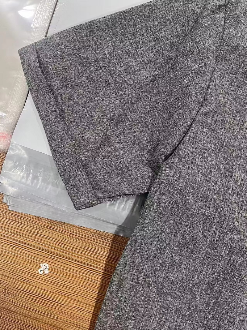 Men's Short Sleeve Linen Shirt for Summer