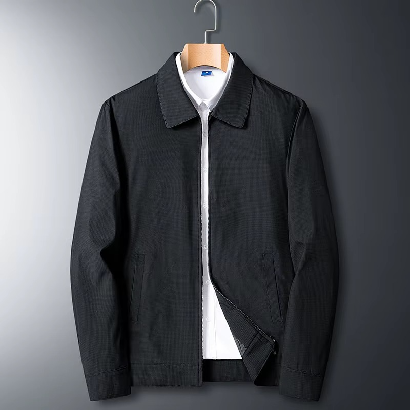 Men’s Classic Stand Collar Business Casual Jacket