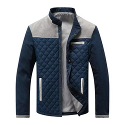 Men's Casual Slim Fit Bomber Jacket – Lightweight Spring & Autumn Windbreaker