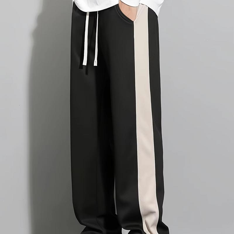 Men's Two Tone Athletic Jogger Pants for Casual Comfort and Daily Versatility