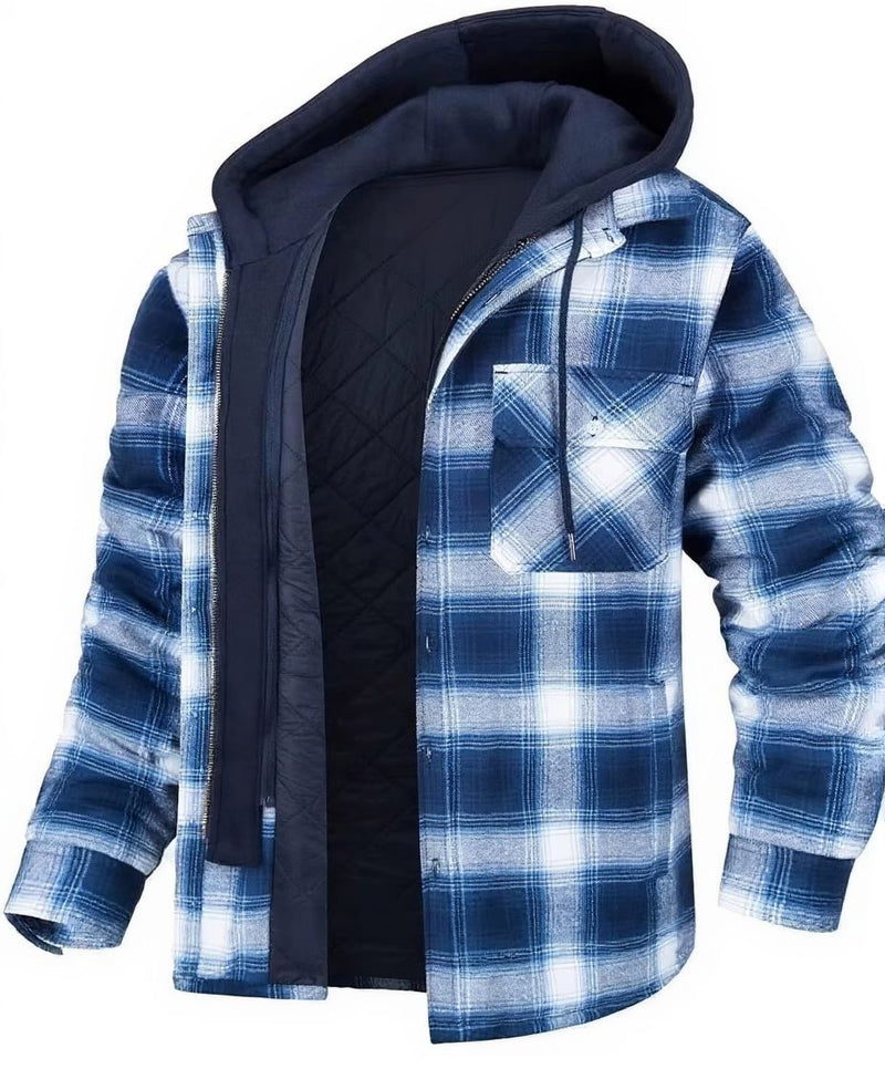 Men's Winter Thick Hooded Jacket Warm Casual Trend