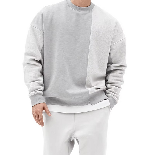 Men's Loose Fit Gym Hoodie Sweatshirt O Neck Long Sleeve Casual Pullover