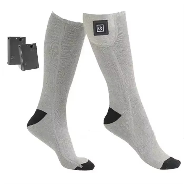 Rechargeable Heated Winter Socks for Outdoor Sports and Cold Weather Comfort