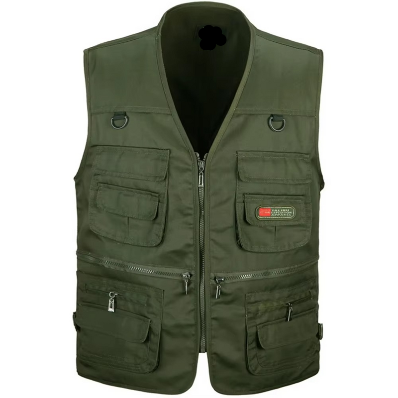 Men's Outdoor Multi Pocket Lightweight Hiking and Fishing Vest
