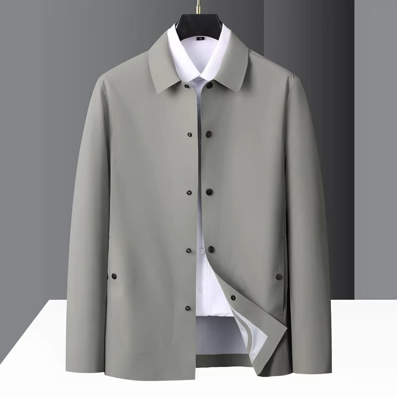 Men's Seamless Business Casual Jacket for Spring and Summer