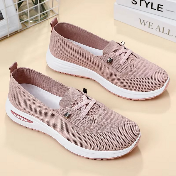 Women's Casual Sneakers 2025 Pink Chunky Sole Breathable Lightweight