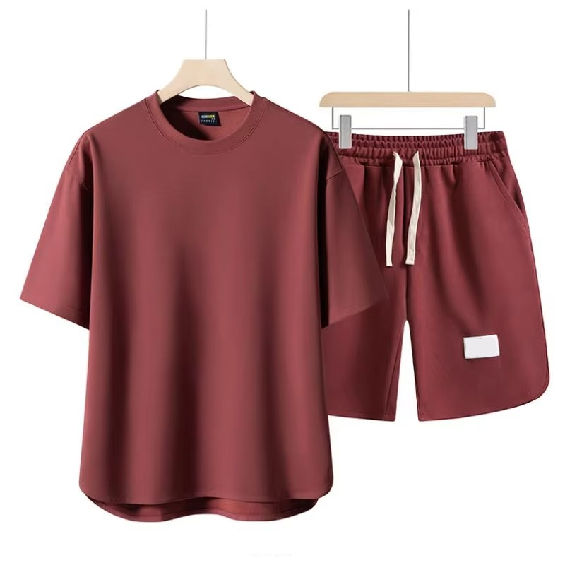 Men's Summer Two-Piece Set – Short Sleeve Shirt and Shorts Streetwear Outfit M-4XL