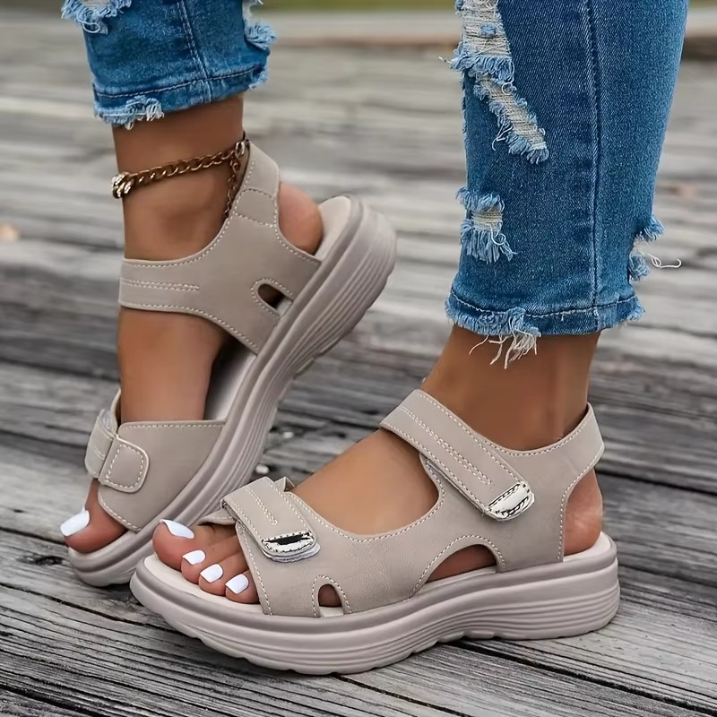 Women’s Summer Platform Sandals – Durable Outdoor Travel Beach Shoes