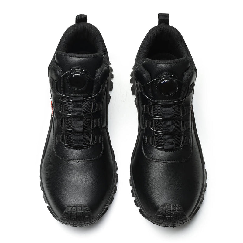 Men's Steel Toe Leather Dial Closure Work Boots