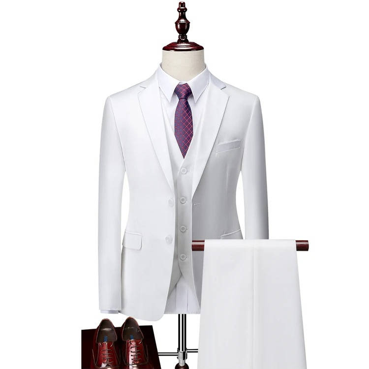 Three Piece Classic Tuxedo with Vest