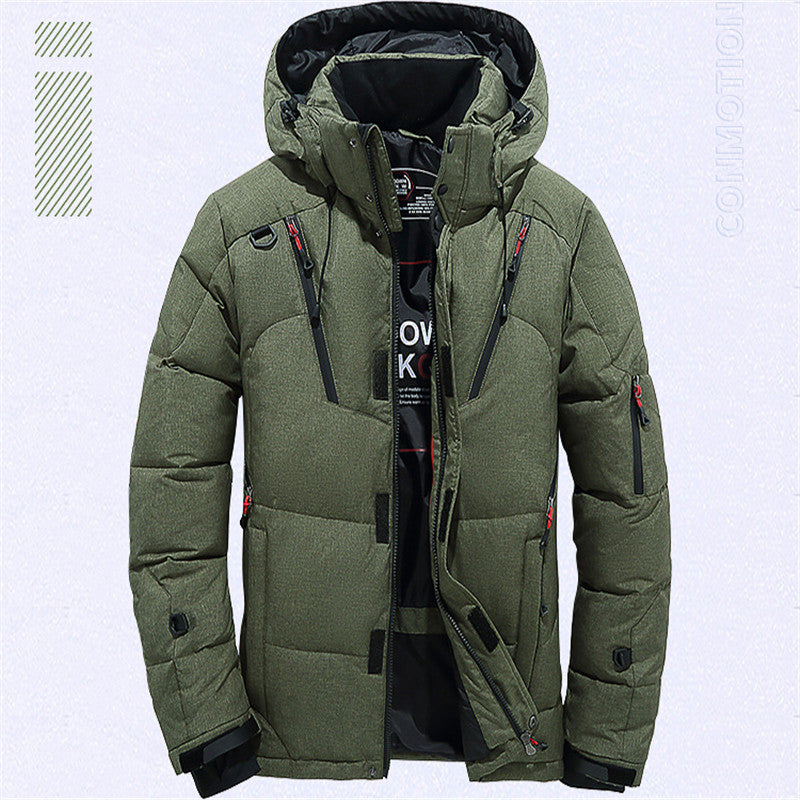 Ryan - Men's Hooded Winter Down Jacket