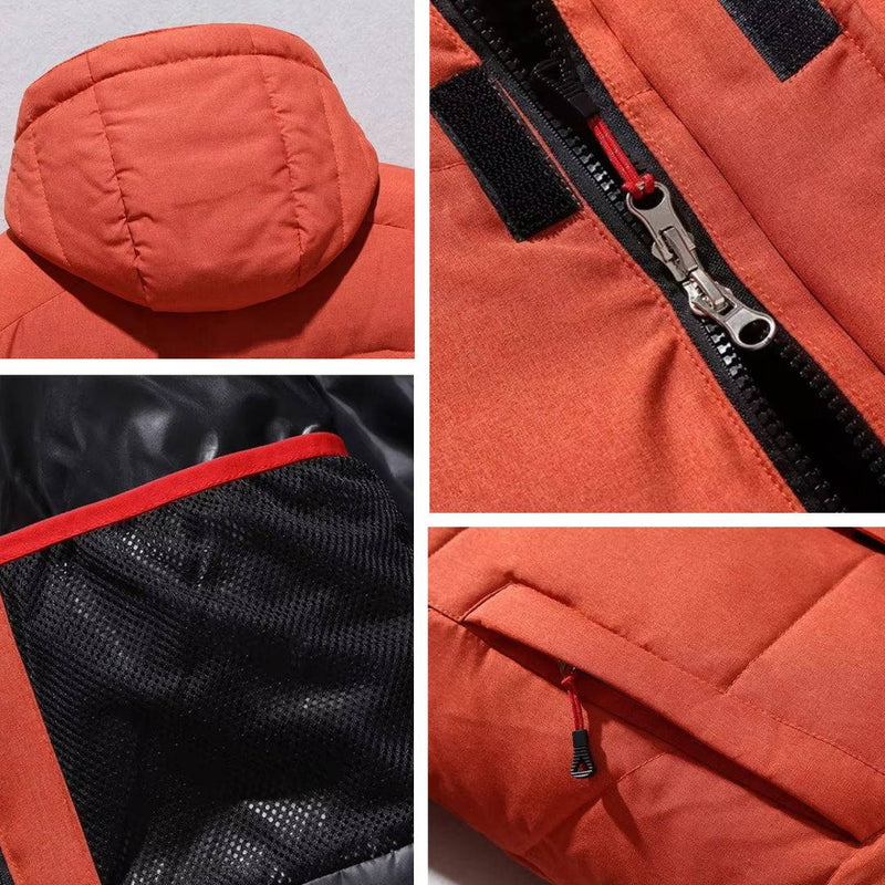 Insulated Winter Jacket with Hood