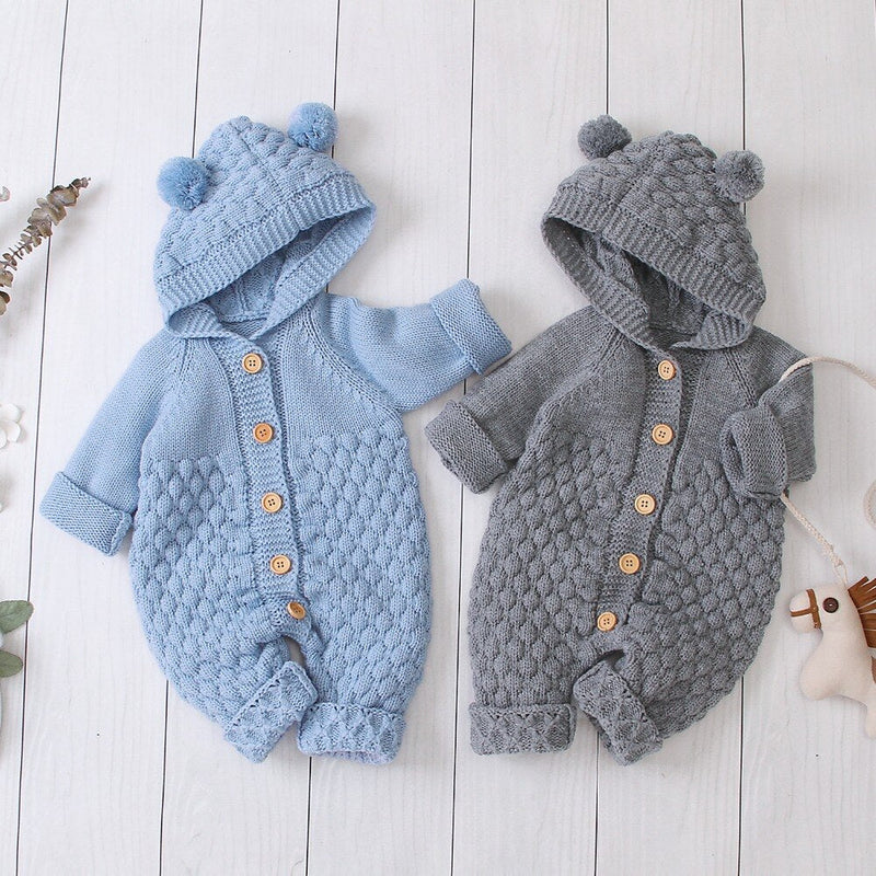 Astrid - Cozy Knit Jumpsuit for Newborns