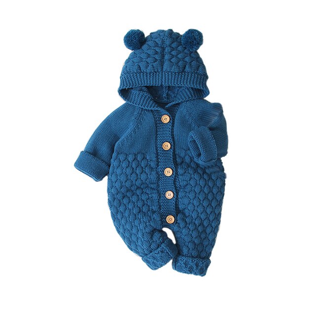 Astrid - Cozy Knit Jumpsuit for Newborns