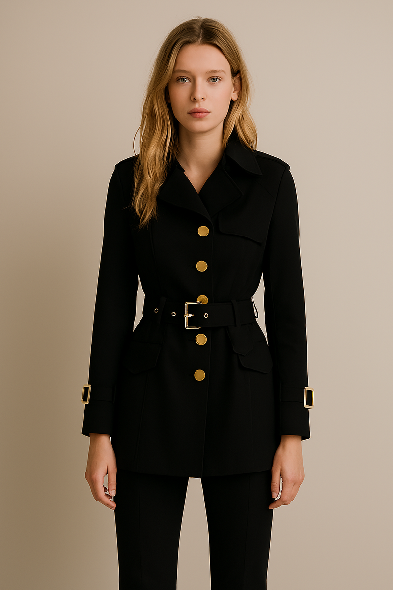 Women's Classic Short Trench Coat