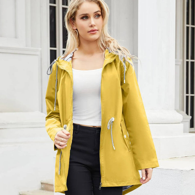 Women's Rain Jacket with Hood