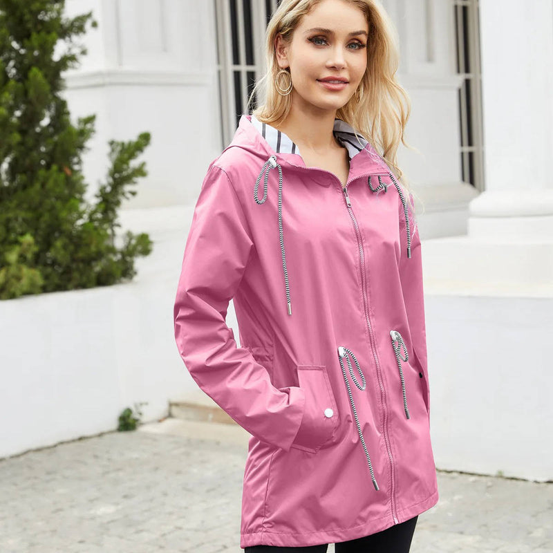Women's Rain Jacket with Hood