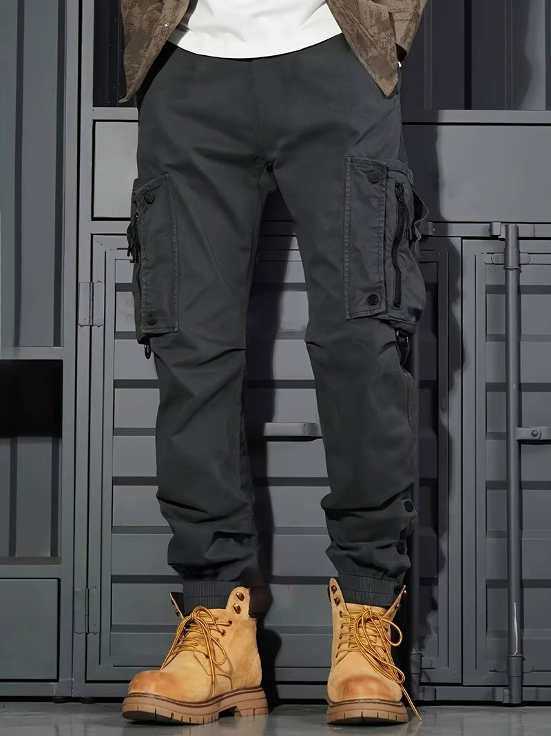 Men's Cargo Jogger Pants With Multi Pocket
