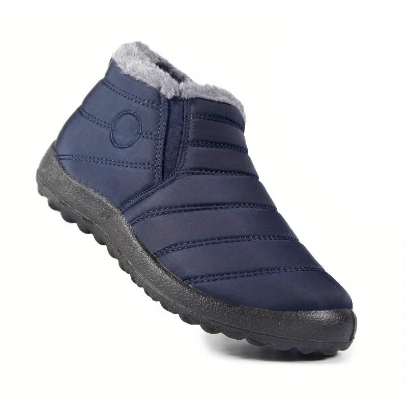 Women's Waterproof Non Slip Warm Snow Shoes - Comfortable Low Top