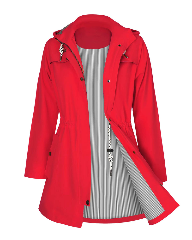 Women's Rain Jacket With Hood