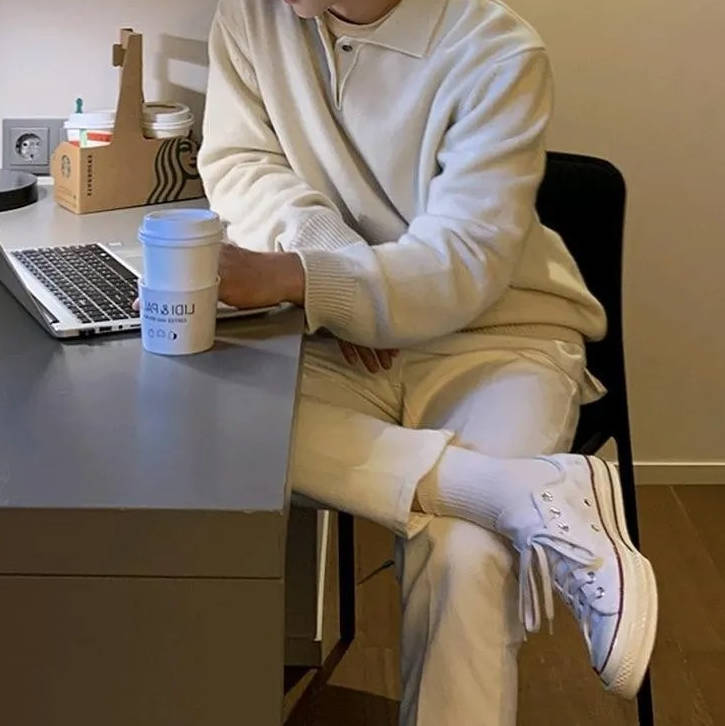 Long Sleeve Korean Sweater for Men