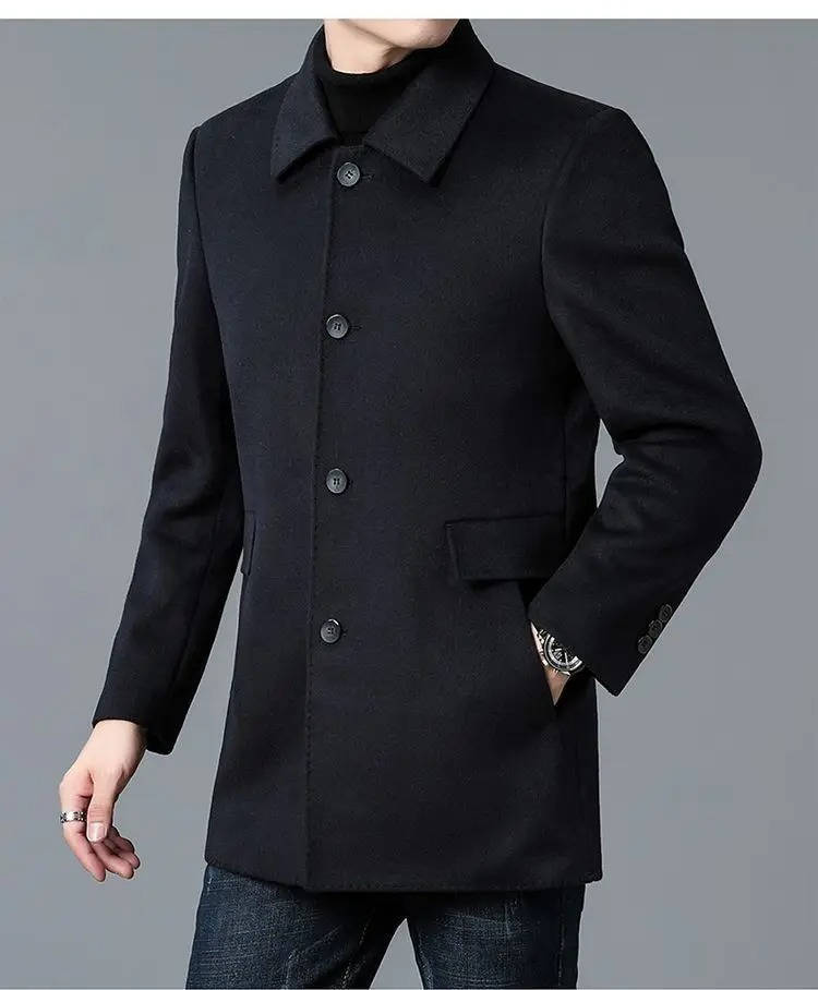 Men’s Tailored Short Overcoat