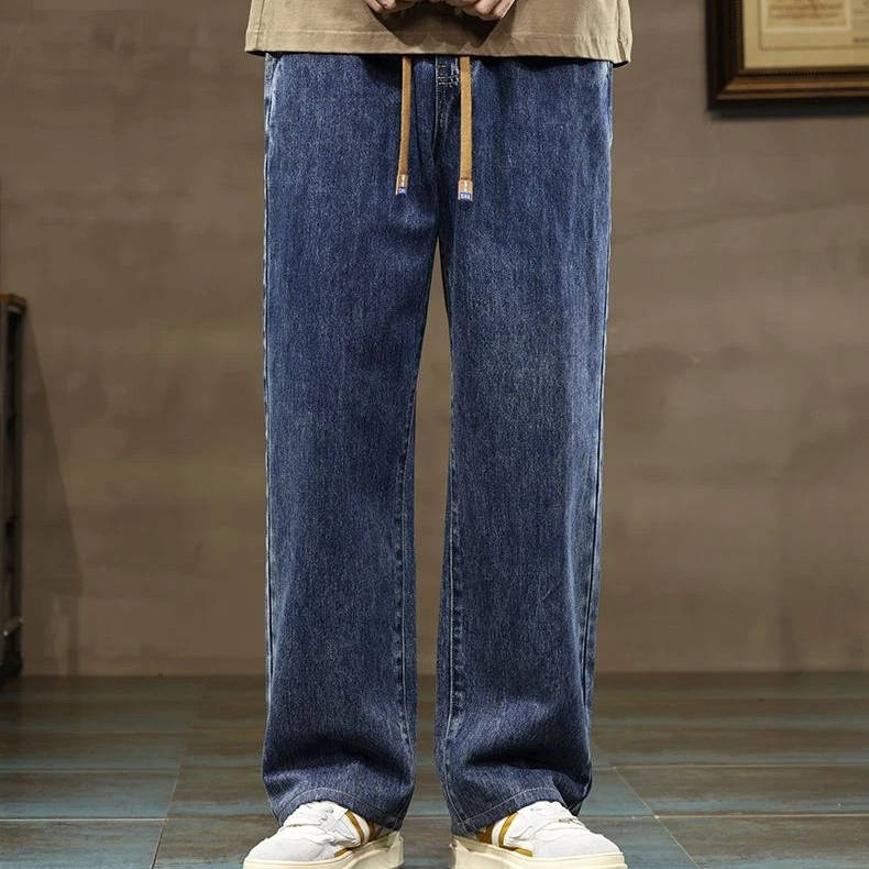 Men’s Drawstring Denim Jeans