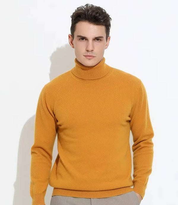 Men’s Cashmere Turtleneck Sweater