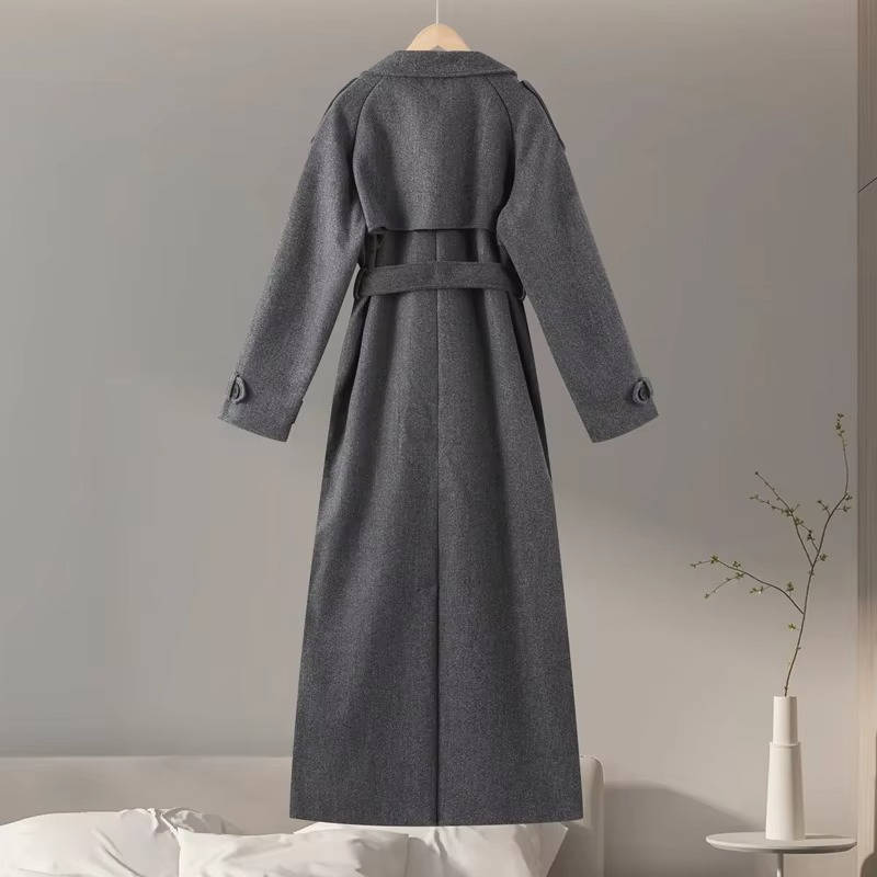 Women Oversized Long Trench Coat