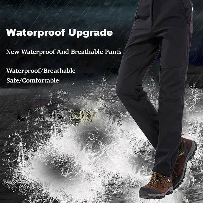 Men’s Winter Lightweight Waterproof Hiking Pants