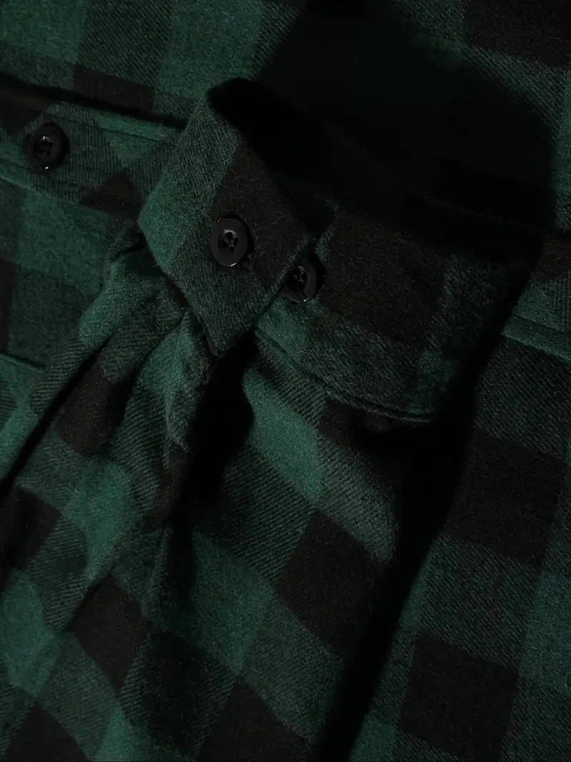 Men's Hooded Flannel Shirt